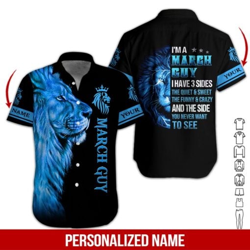 March Guy Custom Name Aloha Hawaii Shirts For Men Women Ha78740