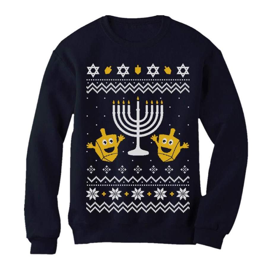 Ugly Christmas Hanukkah Sweater Women Sweatshirt