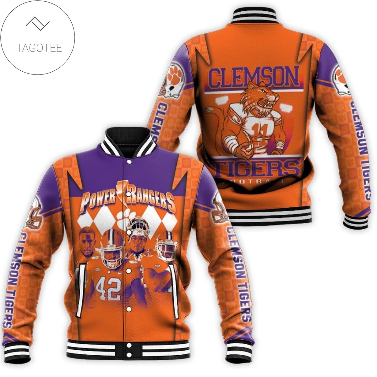 Clemson Tigers Baseball Jacket V9