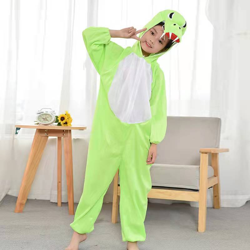 Halloween Kids Cosplay Animal Costumes Children Tiger Leopard Pig lion Rabbit Elephant Dinosaur monkey Onesies Girl Boy Siamese alx