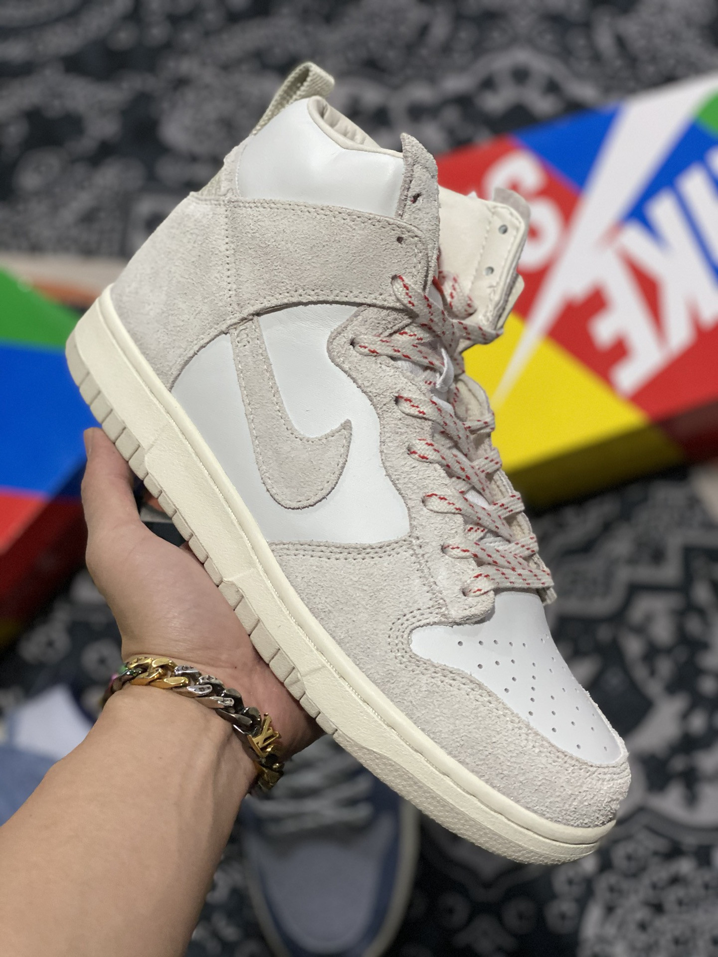 Notre x Nike Dunk High Light Orewood Brown CW3092-100 5338975