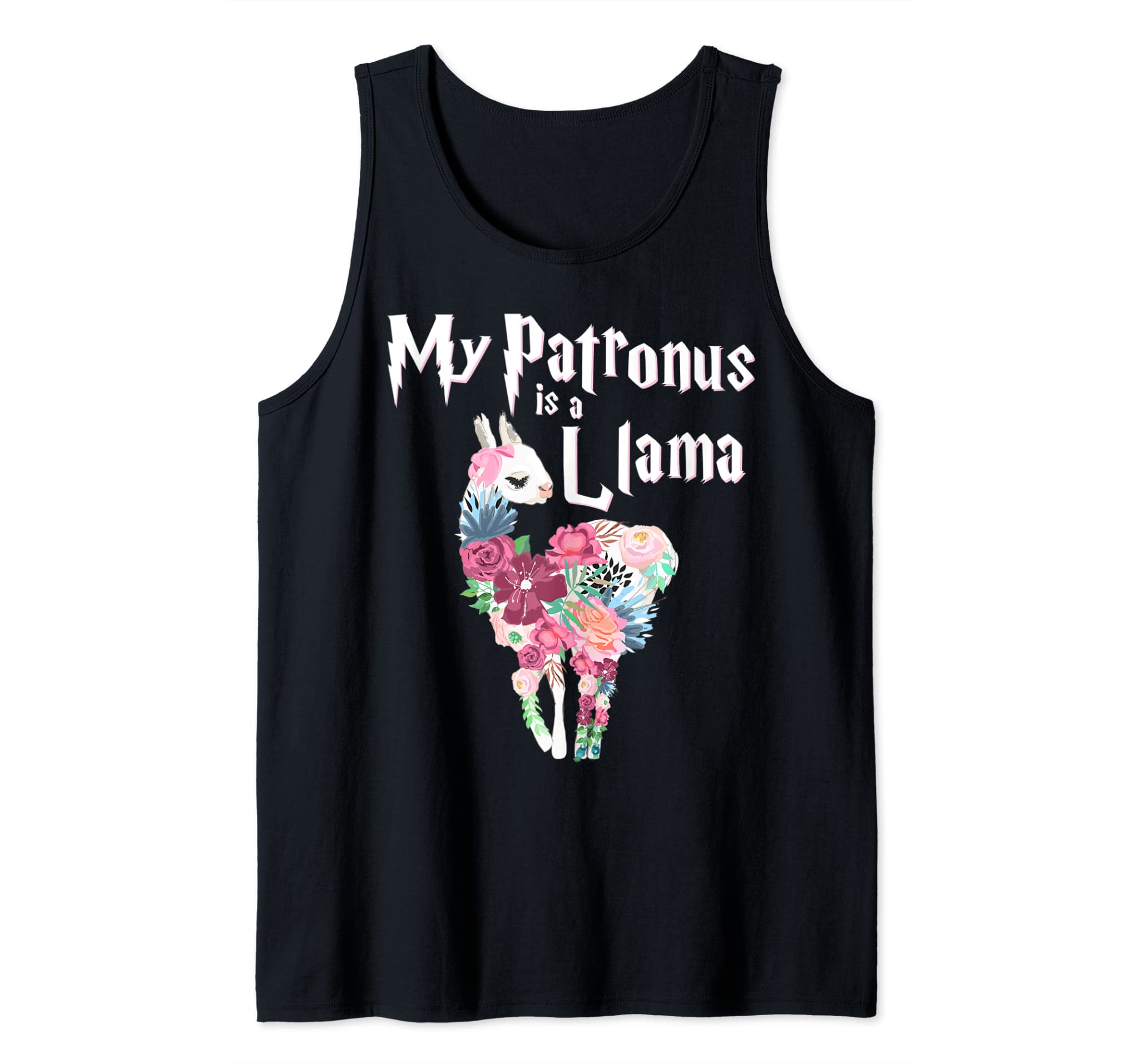 My Patronus Is A Llama Cute Special Harry Fan Gift T-Shirt Tank Top