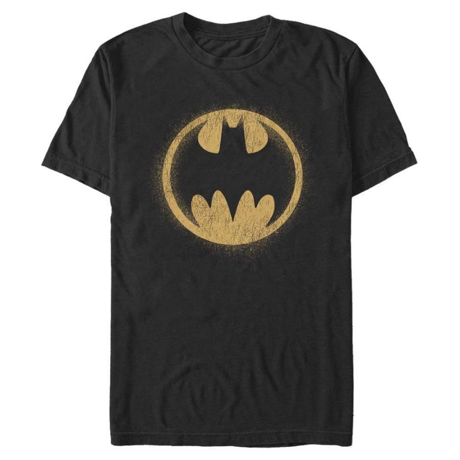 Bat Logo Faded – DC Comics: Batman Black T-Shirt