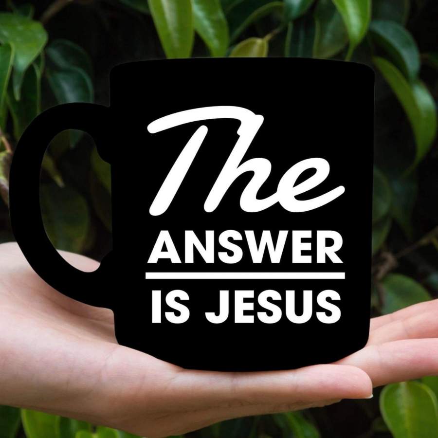 The answer is Jesus coffee mug