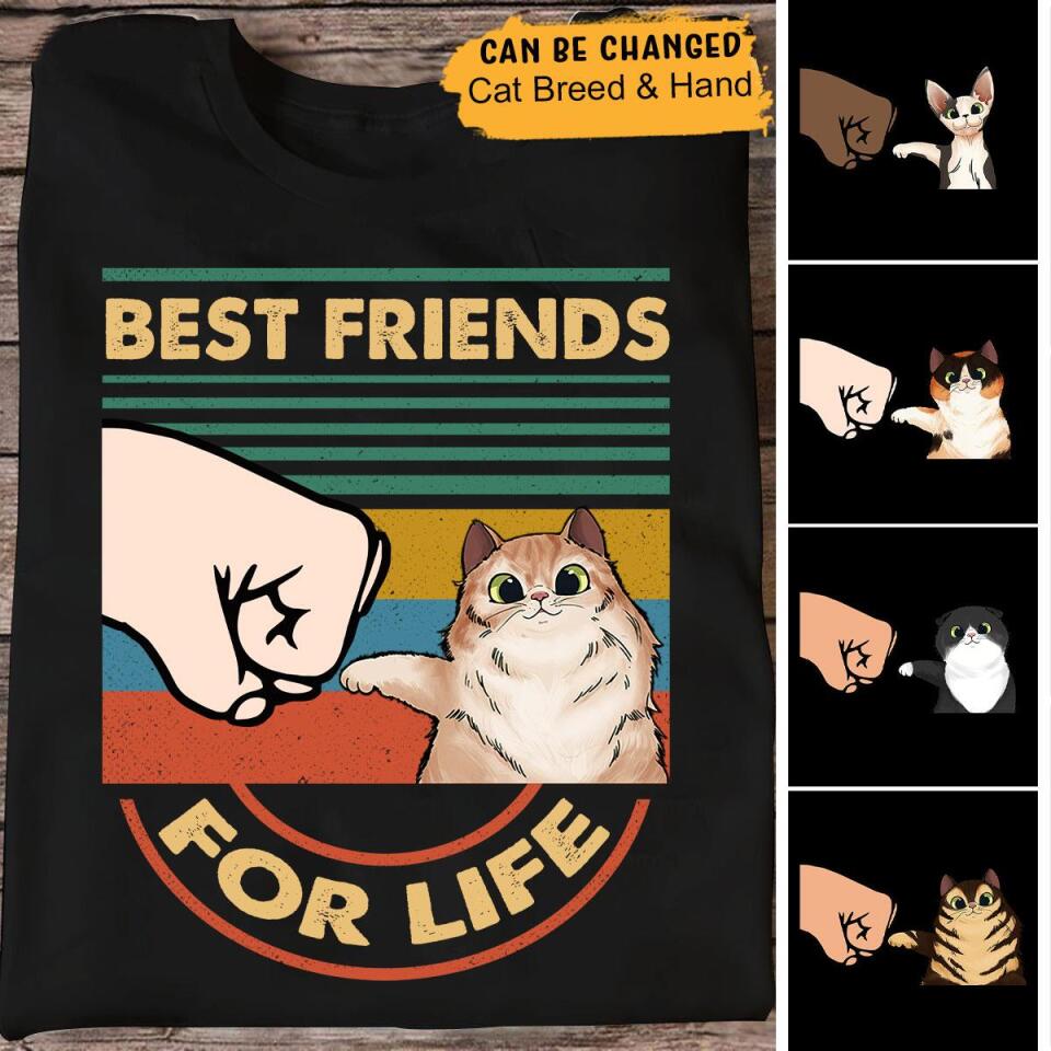 Personalized Best Friends For Life Cat Lover T Shirts – Trending Personalized