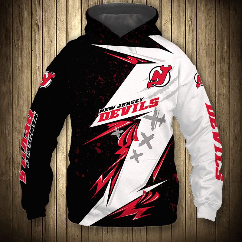 New Jersey Devils Thunder Pullover Hoodie