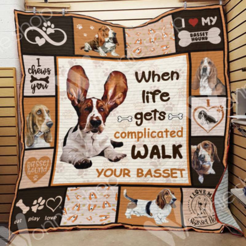 Basset Hound Dog Blanket DCB1201 73O52