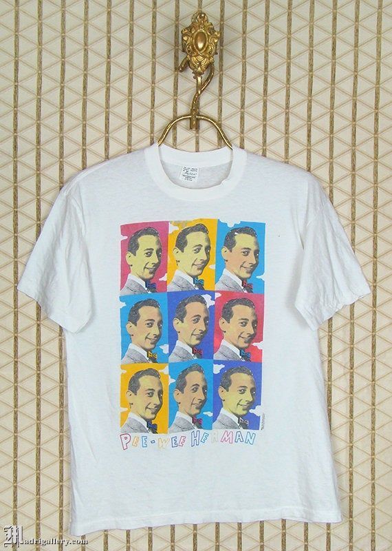 Pee Wee Herman Vintage And Rare Shirt Stanley Desantis T Soft And Thin Shirt