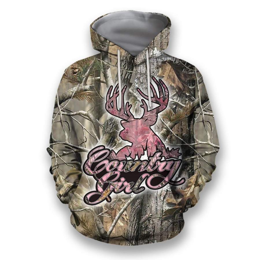 All Over Printed Country Girl Camo Shirts