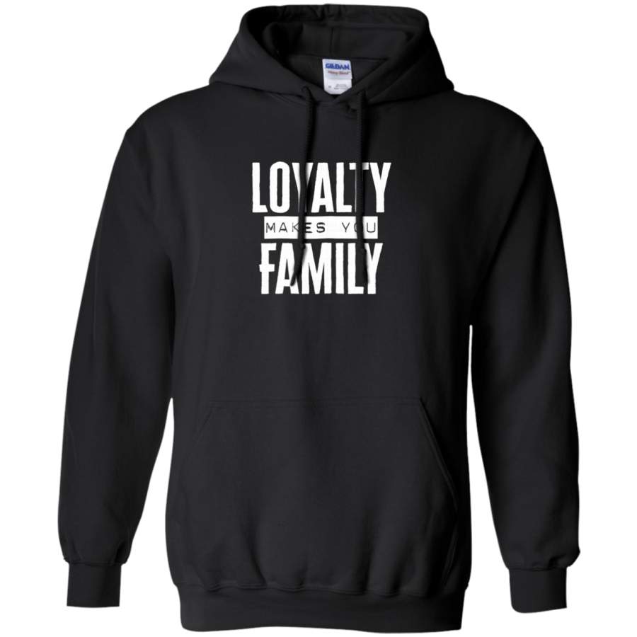 AGR Loyalty makes you family Novelty meatball guido Hoodie