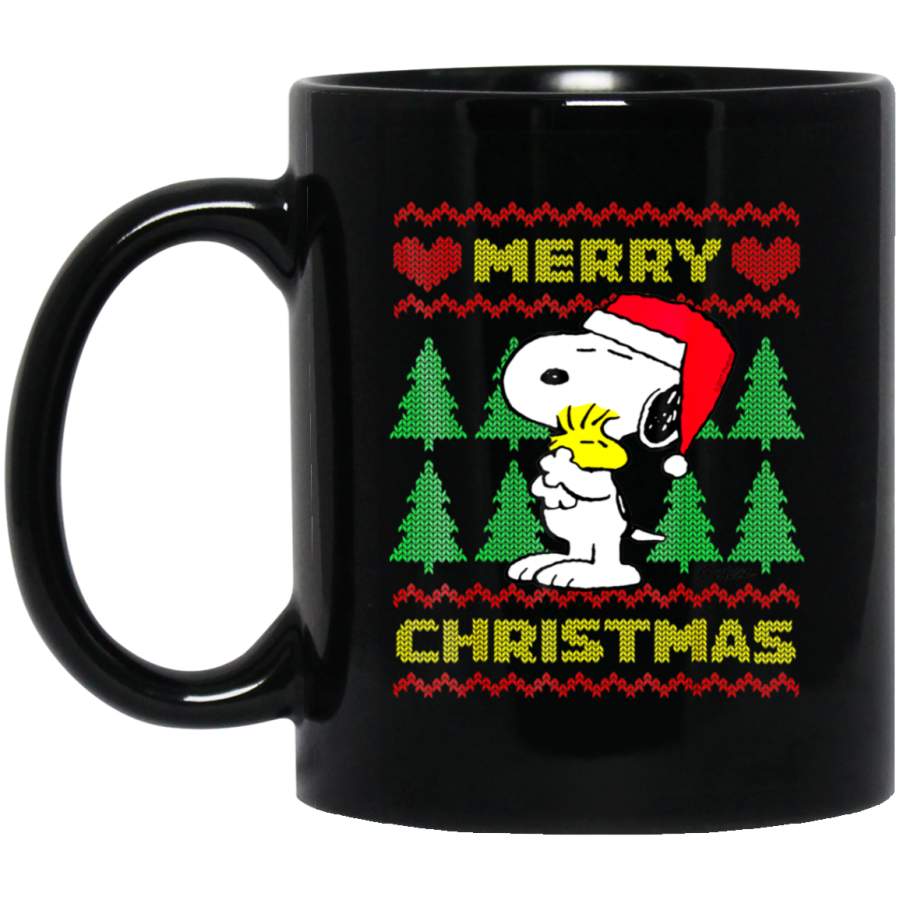 Snoopy Merry Christmas Ugly Sweater 11 oz Mug