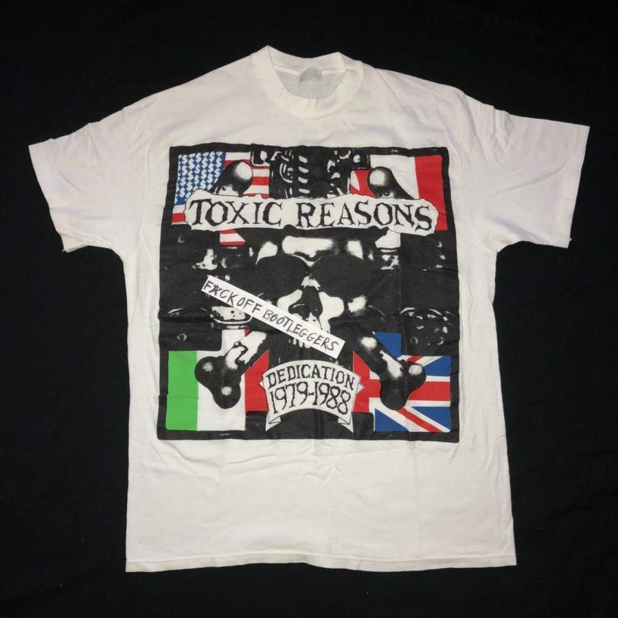 Toxic Reasons Vtg Shirt Dedication 80S Zero Boys Subhumans Punk Exploited T-Shirt