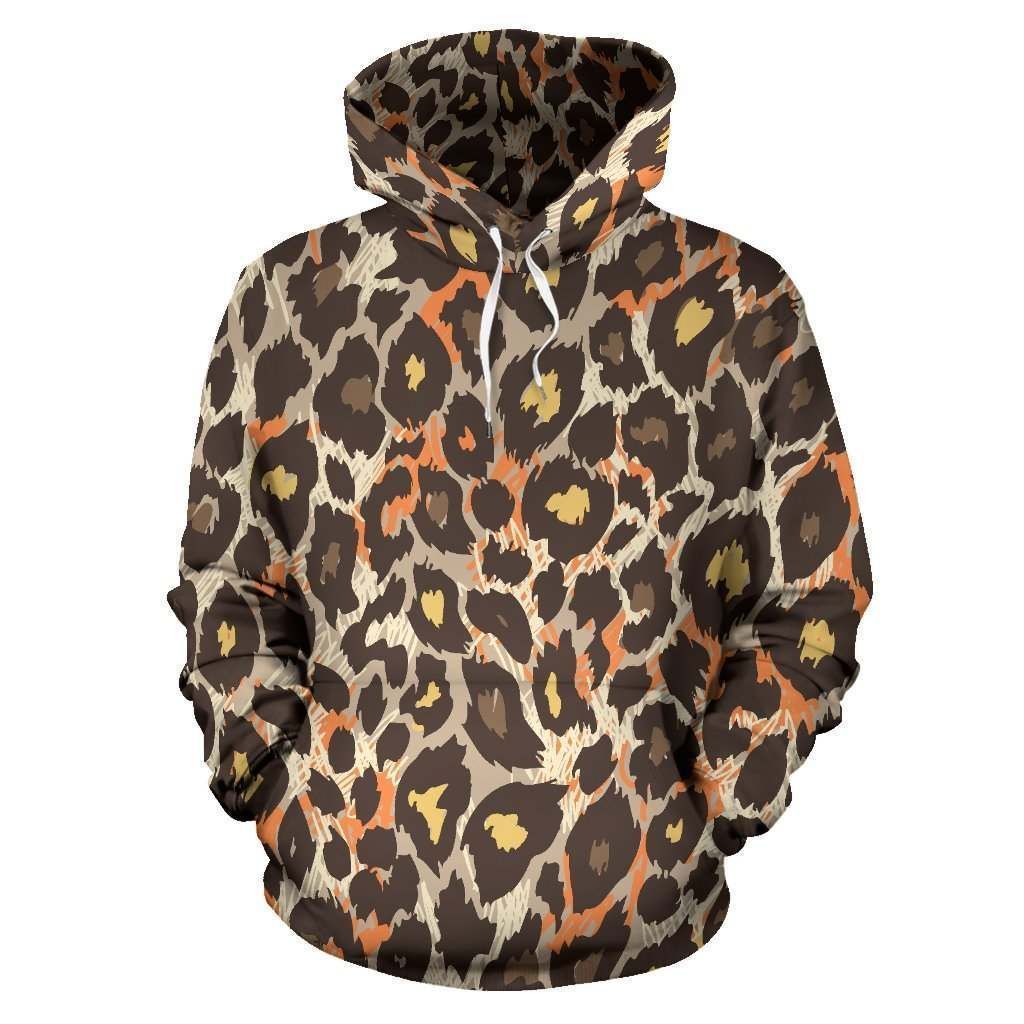 Vintage Leopard Skin Hoodie Bt05