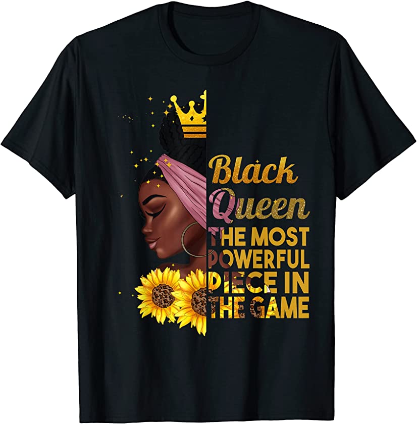 Melanin Black Queen African American History Month Woman T-Shirt