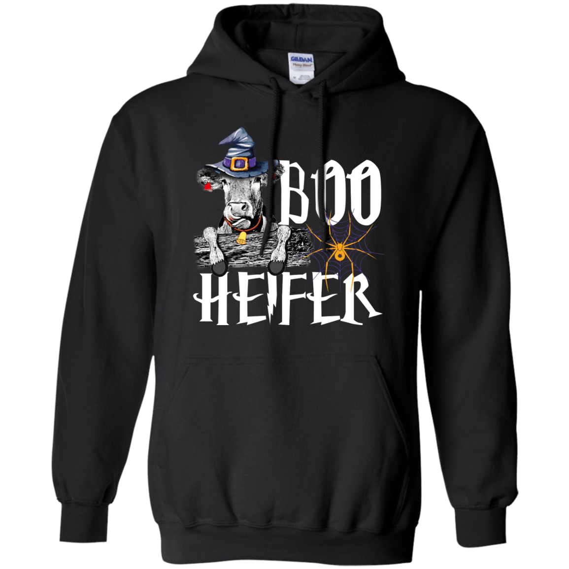 Boo Heifer Pride In Farming On Halloween Funny  Hoodie