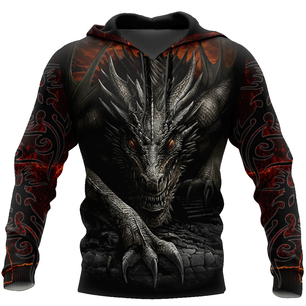 Drak Dragon 3D Hoodie Shirt For Men And Women