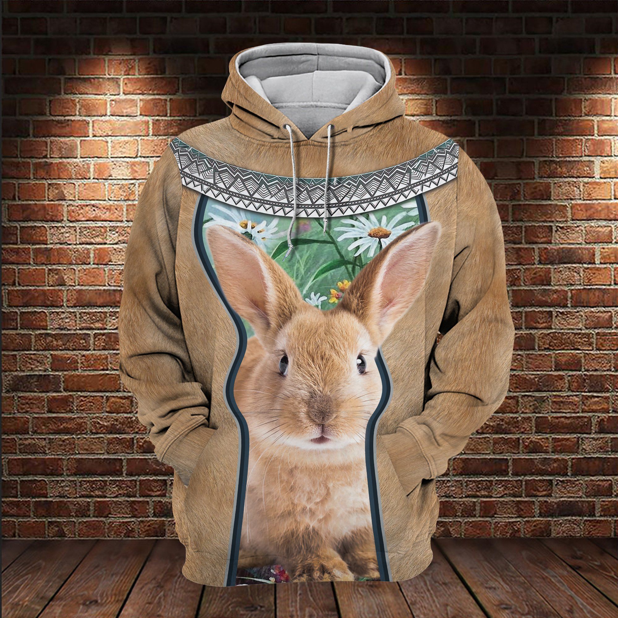 Beautiful Rabbit 3D All Over / DVHPQH190221