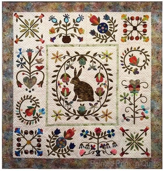 Rabbit Cla0710613Q Quilt Blanket