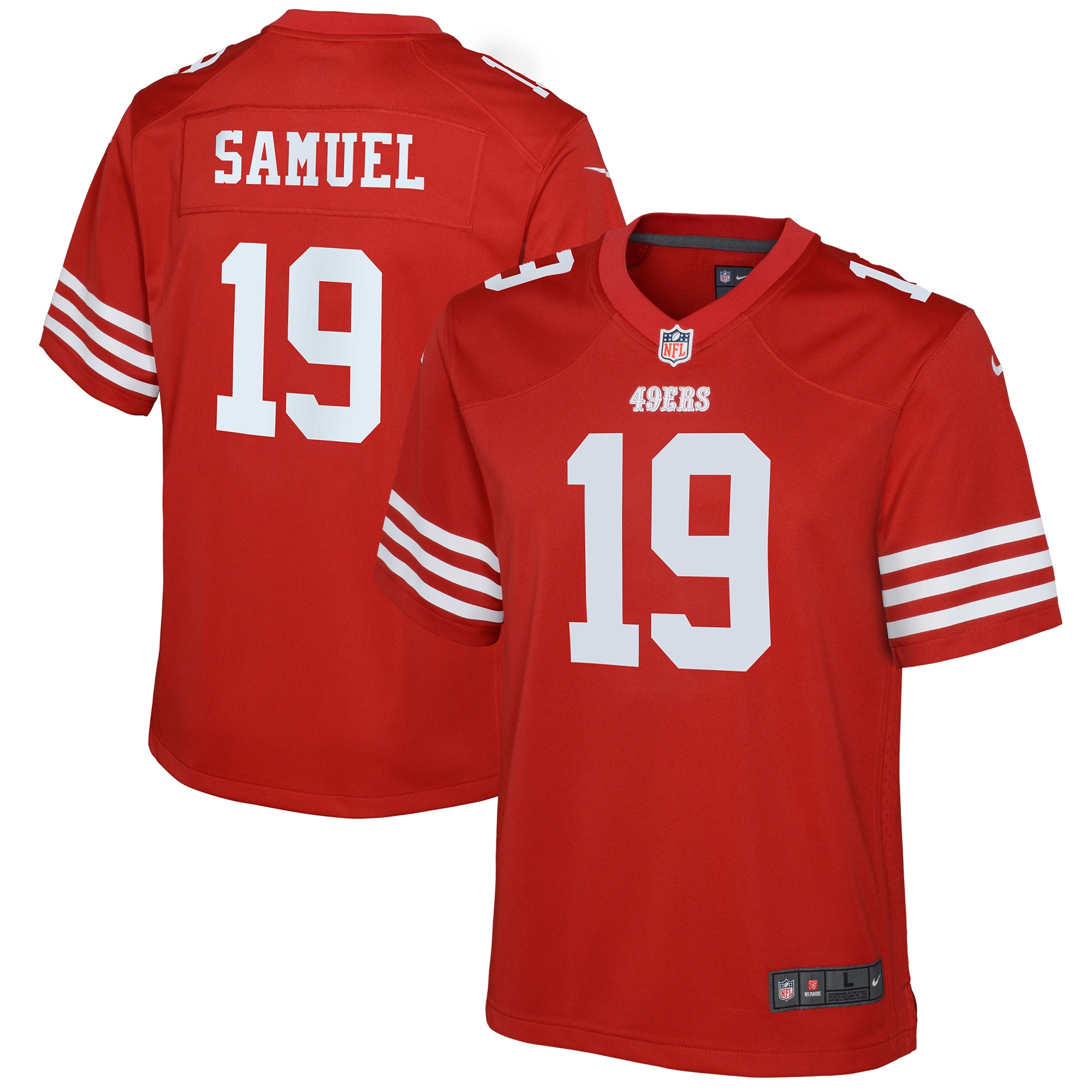 Youth San Francisco 49ers Deebo Samuel Scarlet Game Jersey 2