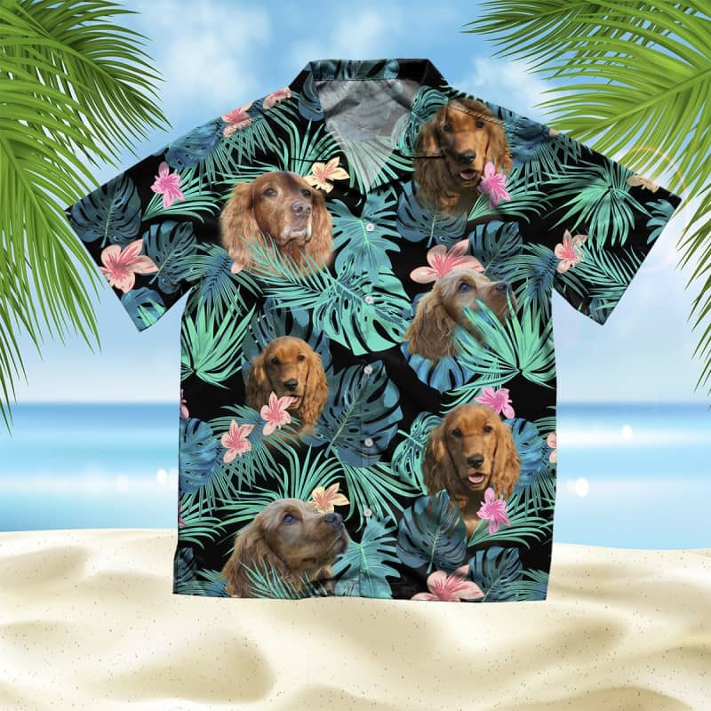 Felacia Cocker Spaniel Summer Leaves Hawaii Shirt Ha90670