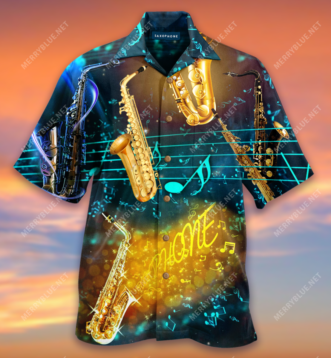 Play The Saxophone Let It You Hawaii Shirt Ha106011