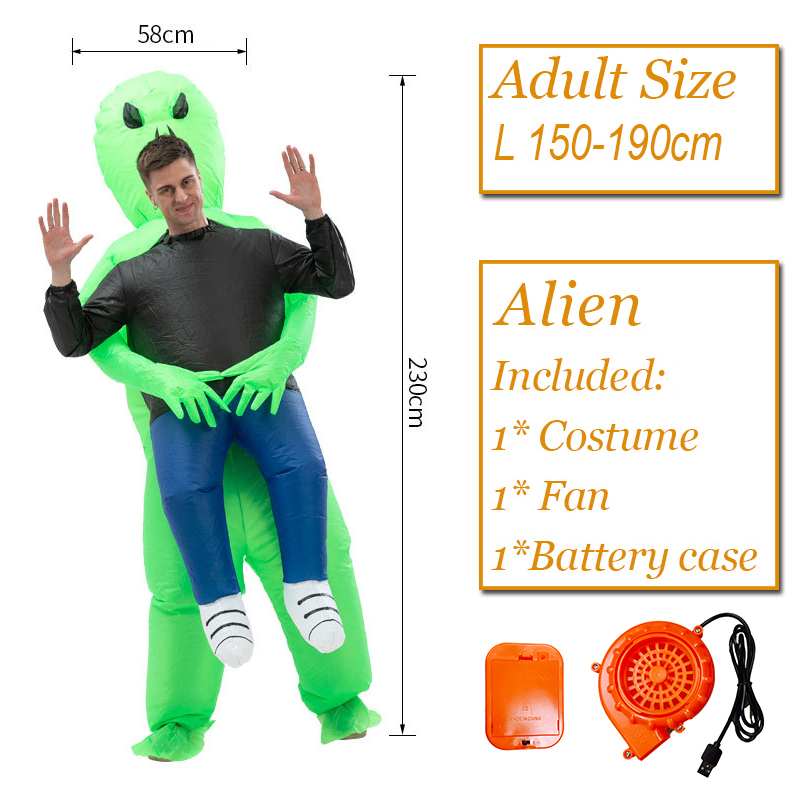 Alien Inflatable Costume alx