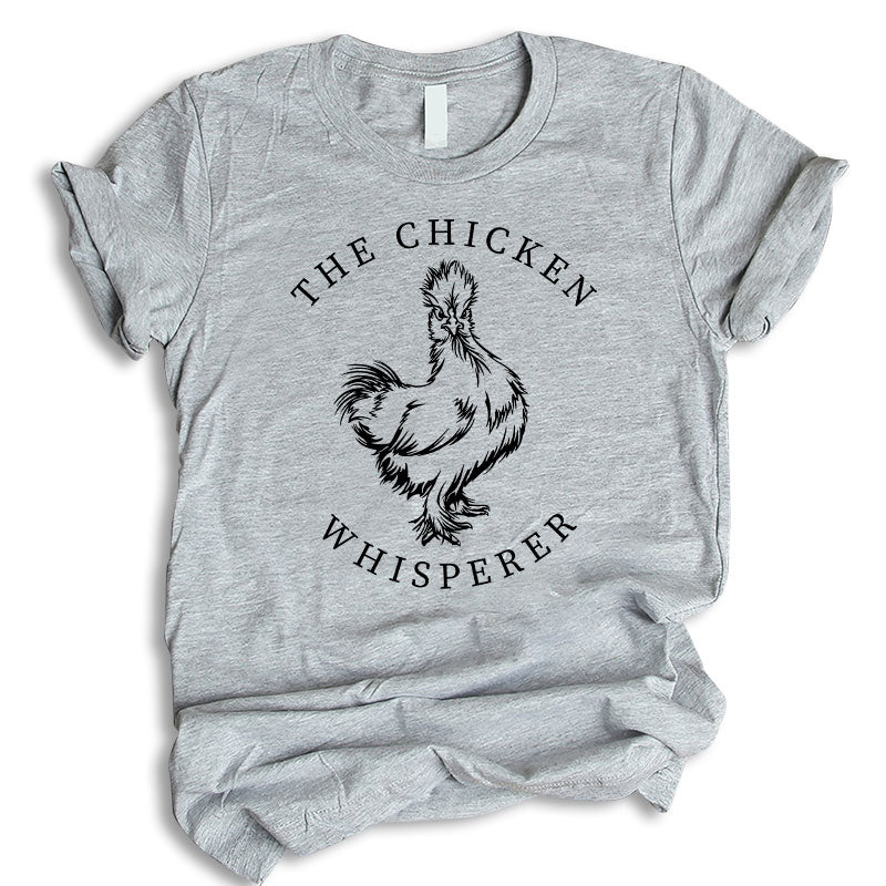 The Chicken Whisperer Shirt, Chicken Shirt, Chicken Farm Shirt, Rooster Shirt, Farm Animal Shirt, T-Shirt, Tee