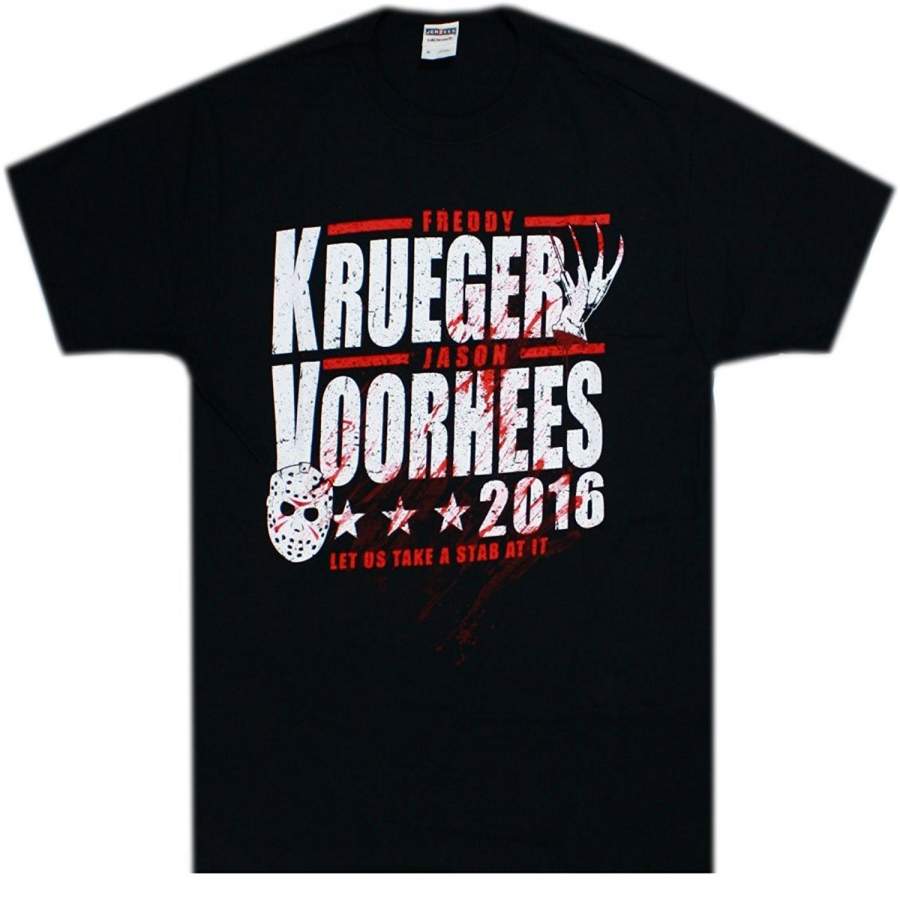 Personalized T-Shirt Voorhees Krueger Poster Short Sleeve Men’S Funny Cool T-Shirt