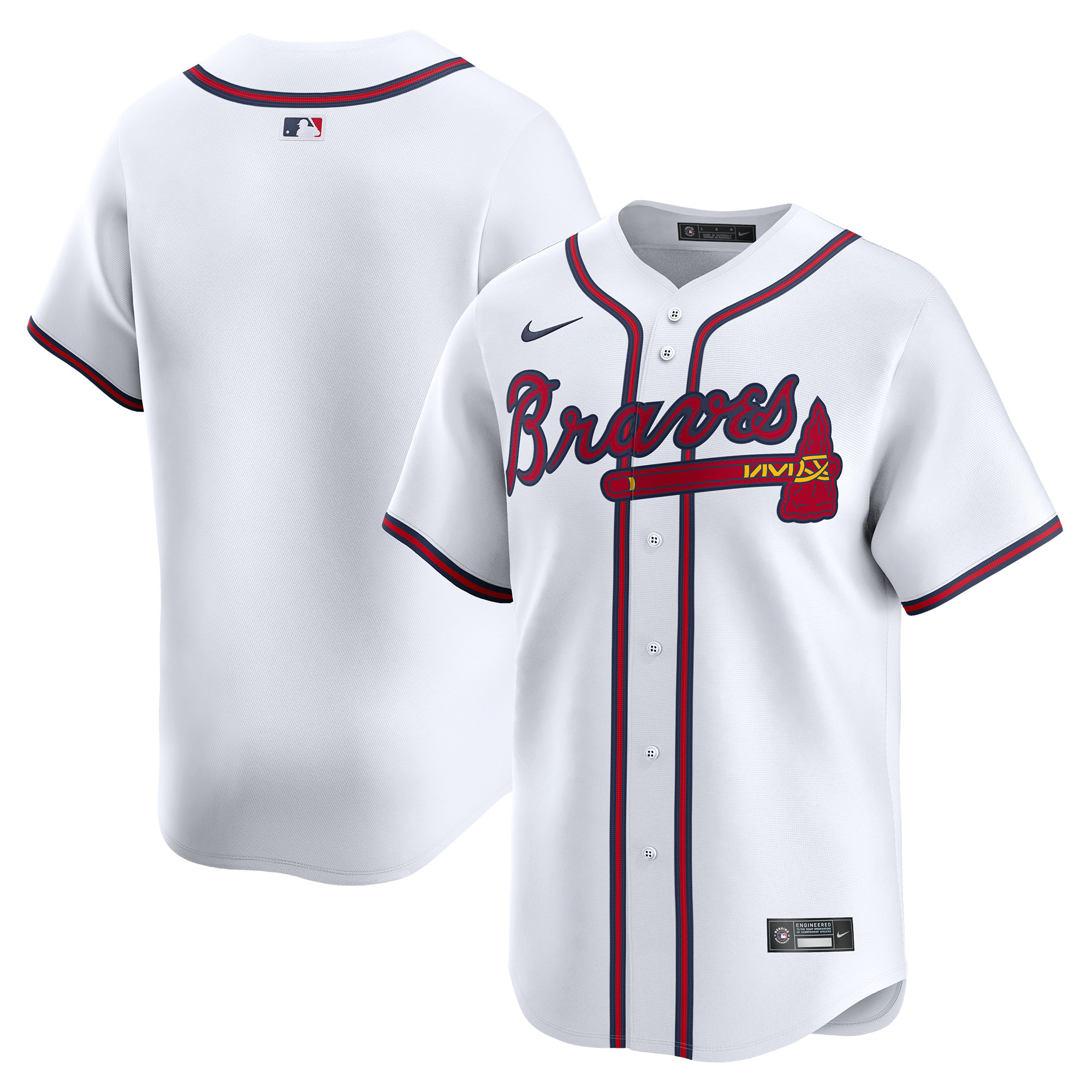 Atlanta Braves Home Limited Jersey – White