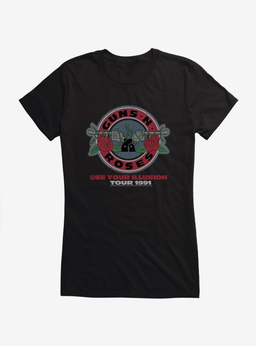 Guns N Roses Use Your Illusion Tour 1991 Girls shirt