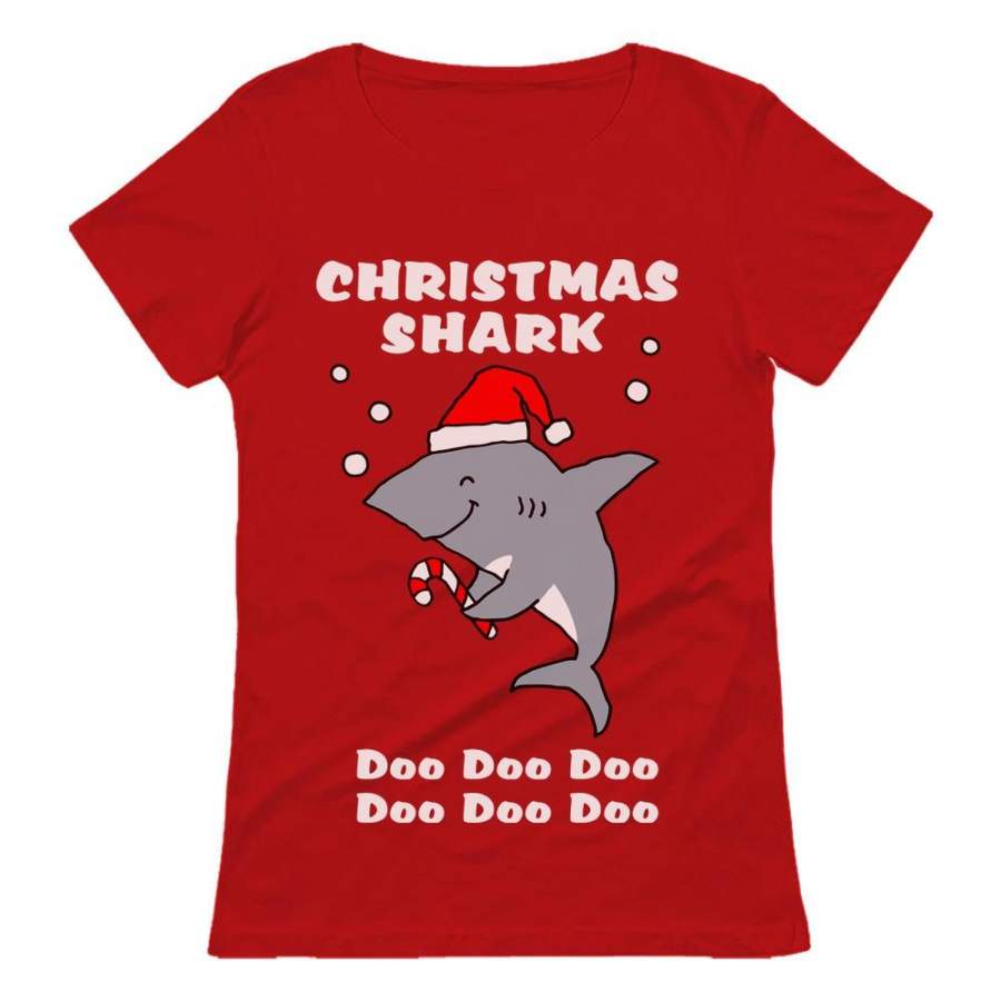 Christmas Shark Doo Doo Ugly Sweater Women T-Shirt