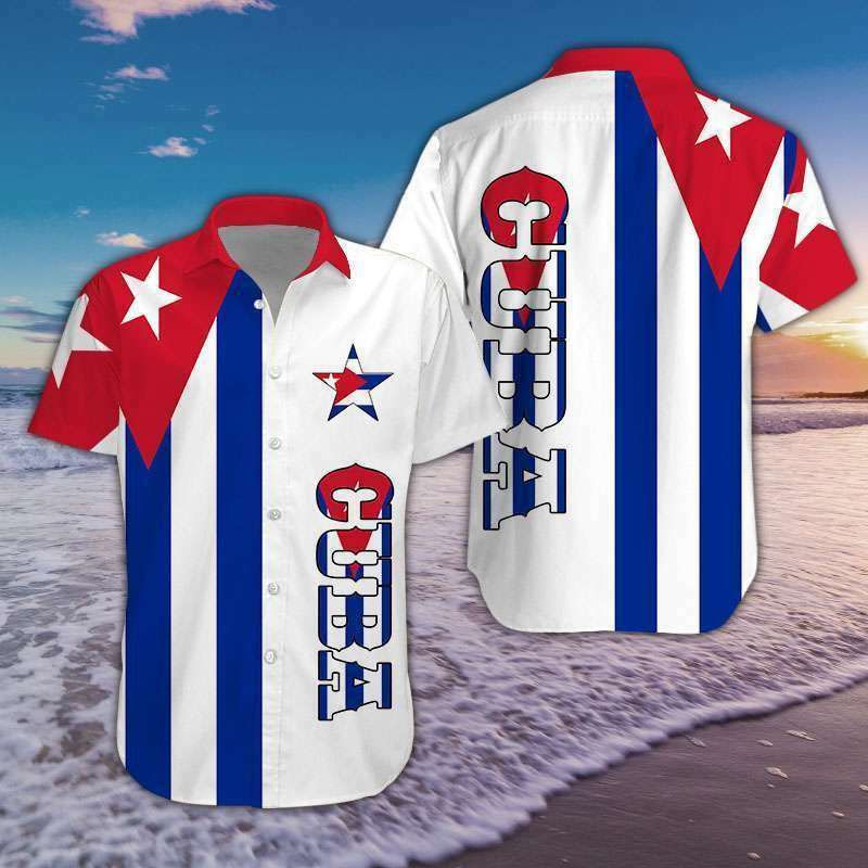 Cuba Freedom White Unisex Hawaii Shirts Ha16747