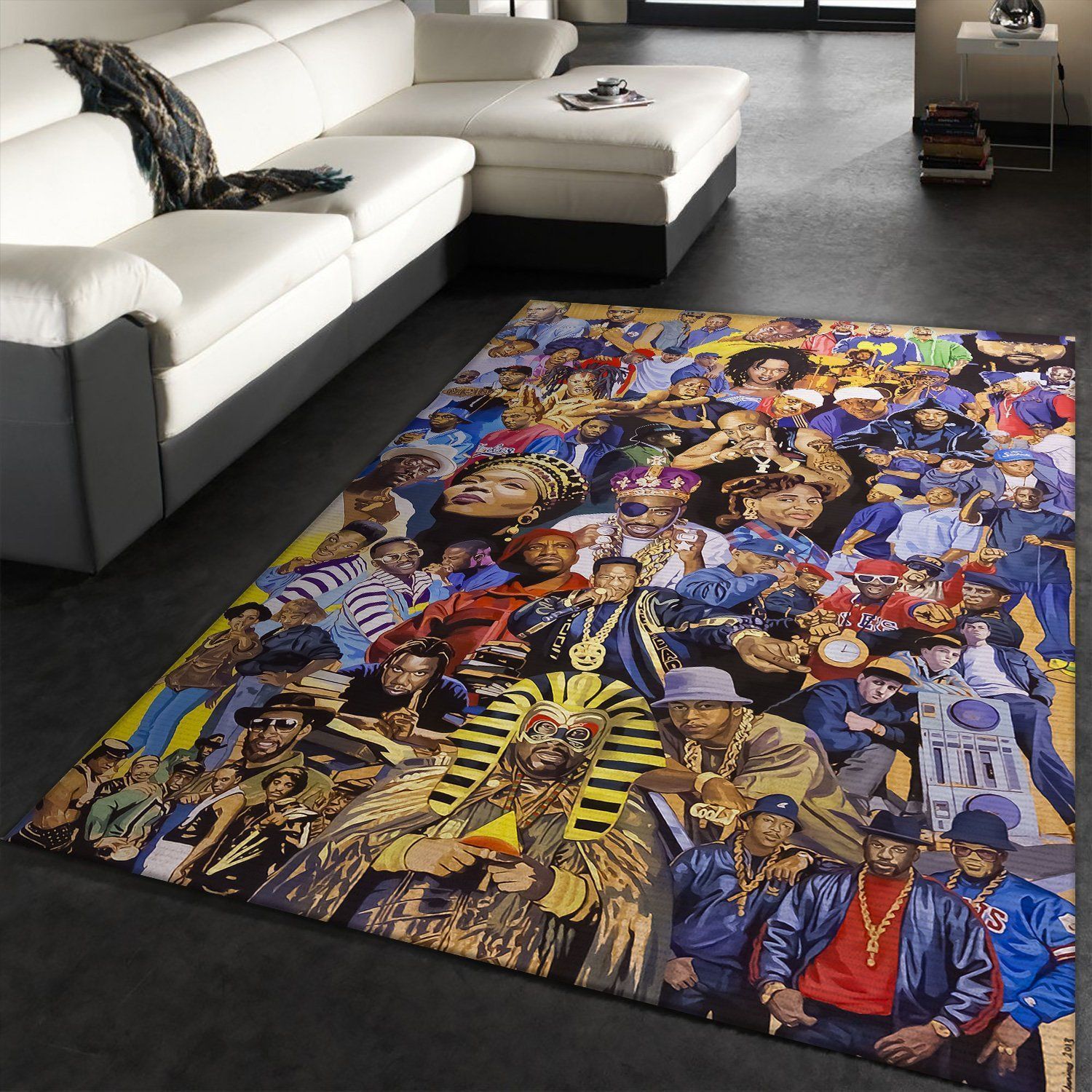 Hiphop Legends Area Rug Floor Decor