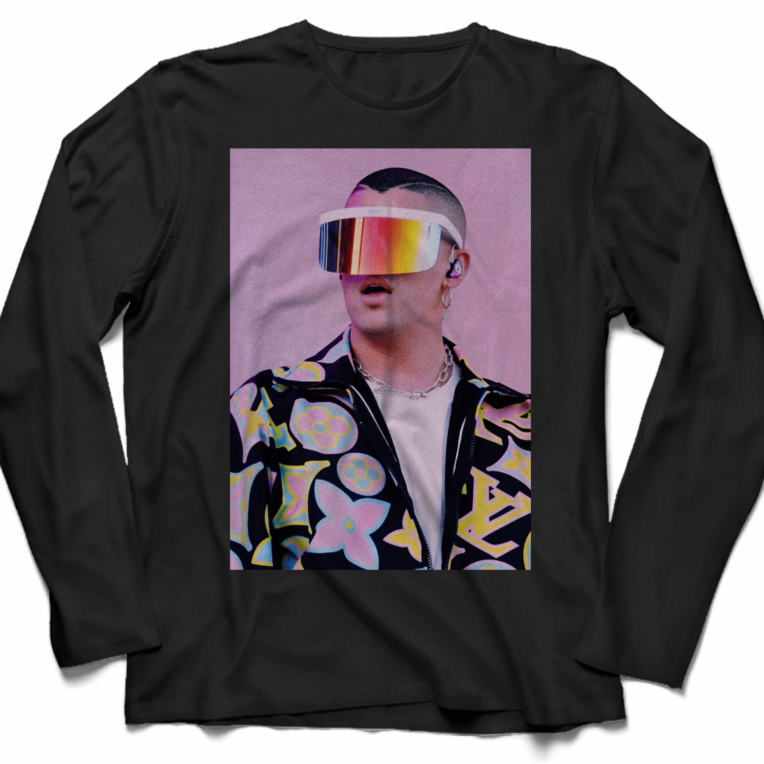 Bad Bunny Catality Glasses Unisex Long Sleeve T-Shirt Tee