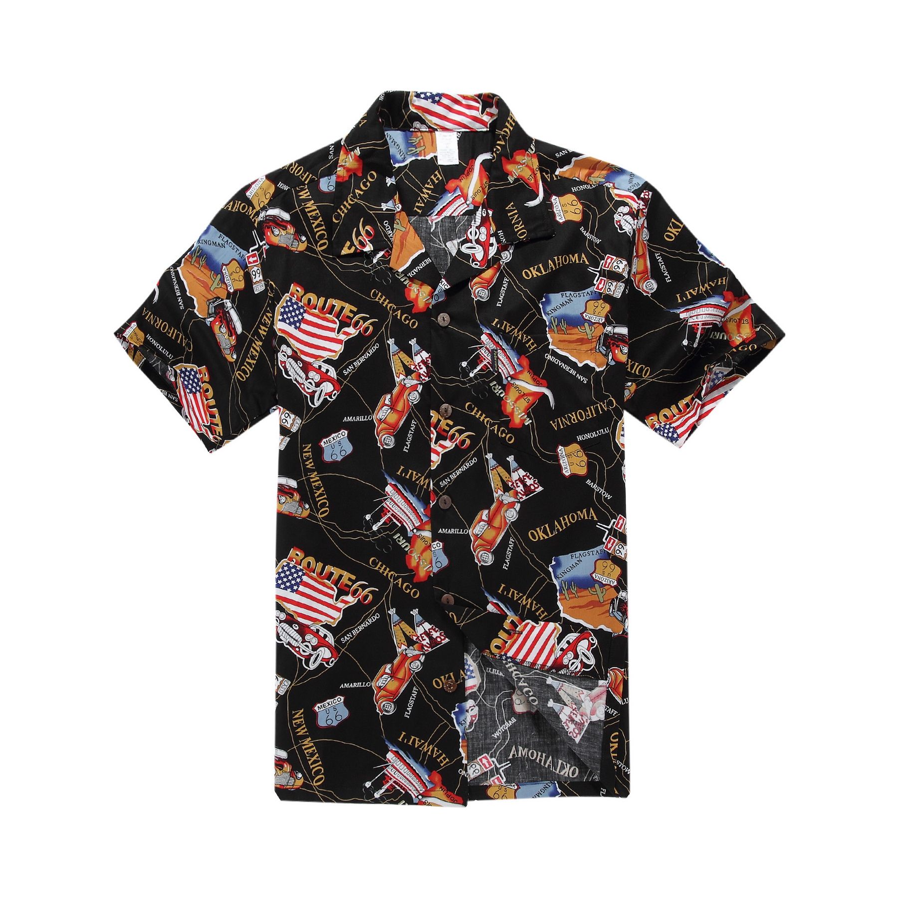 Cars And Route Black Unique Design Hawaii Shirt Ha45892