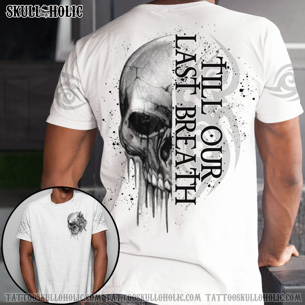 From Our First Kiss Melt Skull Couple All Over Print – Tlnx111221Ha