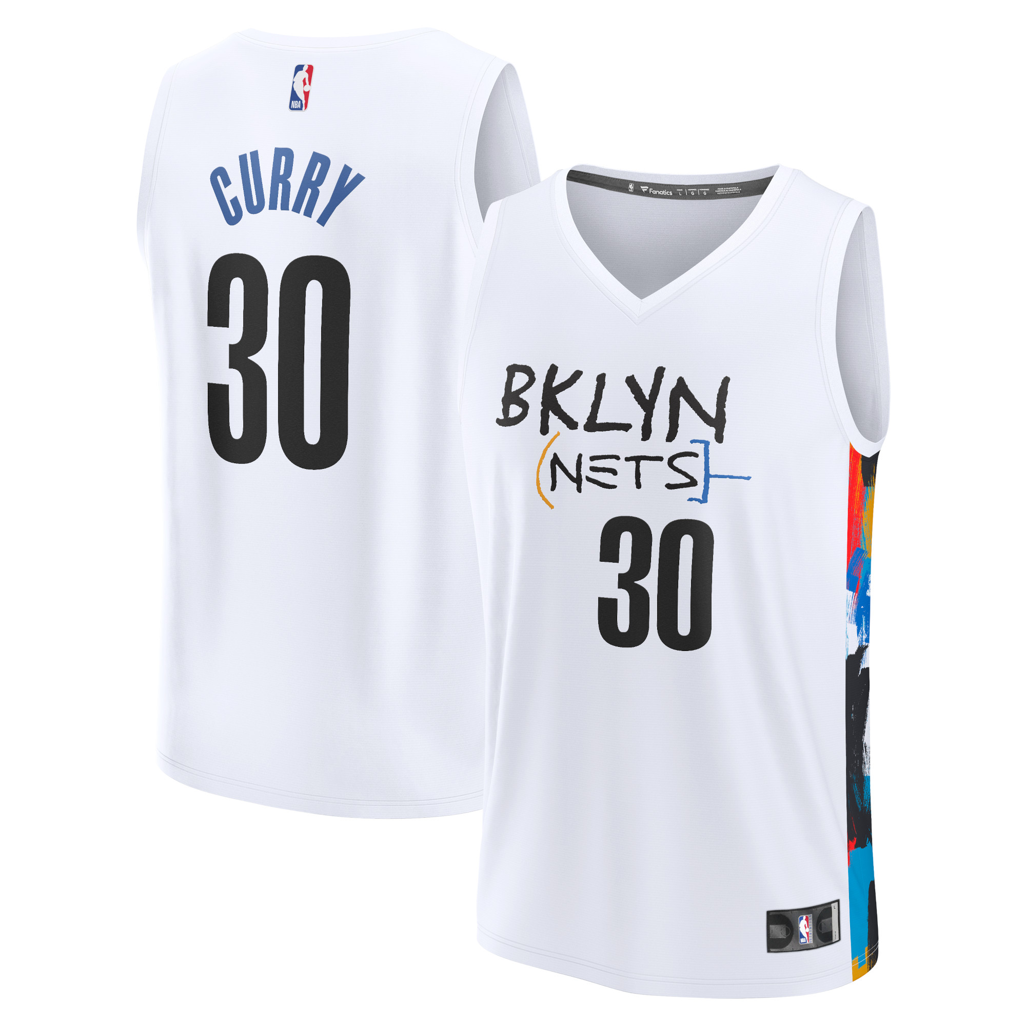 Seth Curry Brooklyn Nets Branded Fastbreak Jersey – City Edition – White