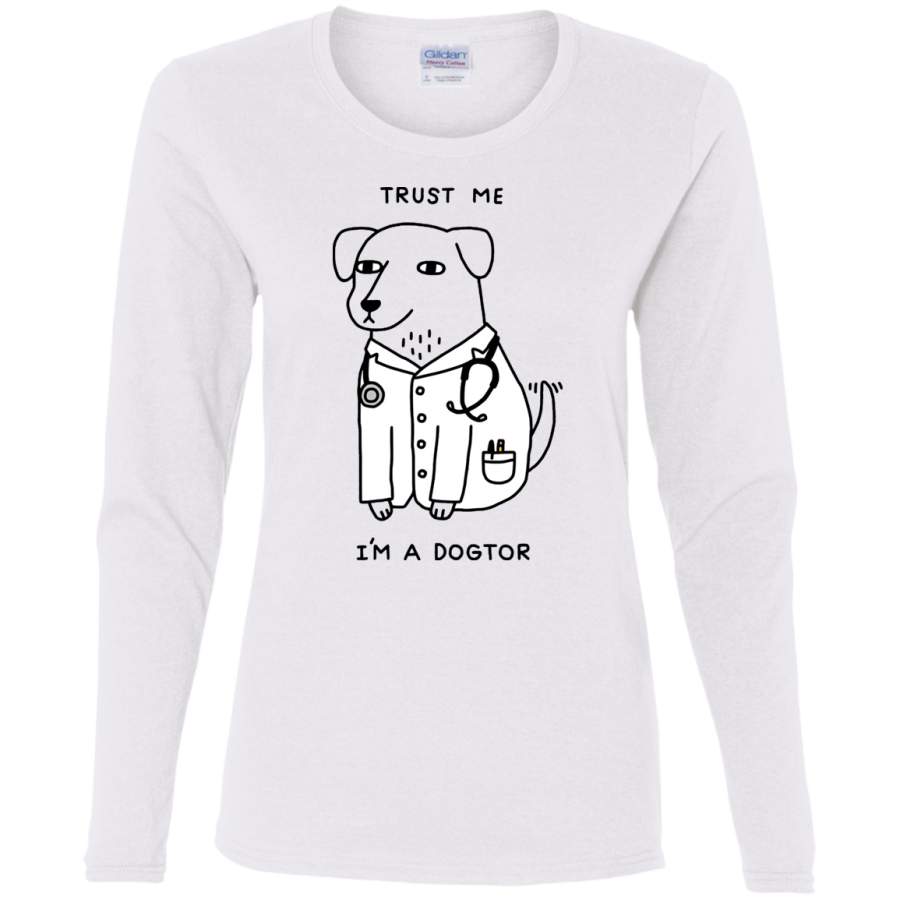 AGR Dogtor Ladies’ Cotton LS T-Shirt