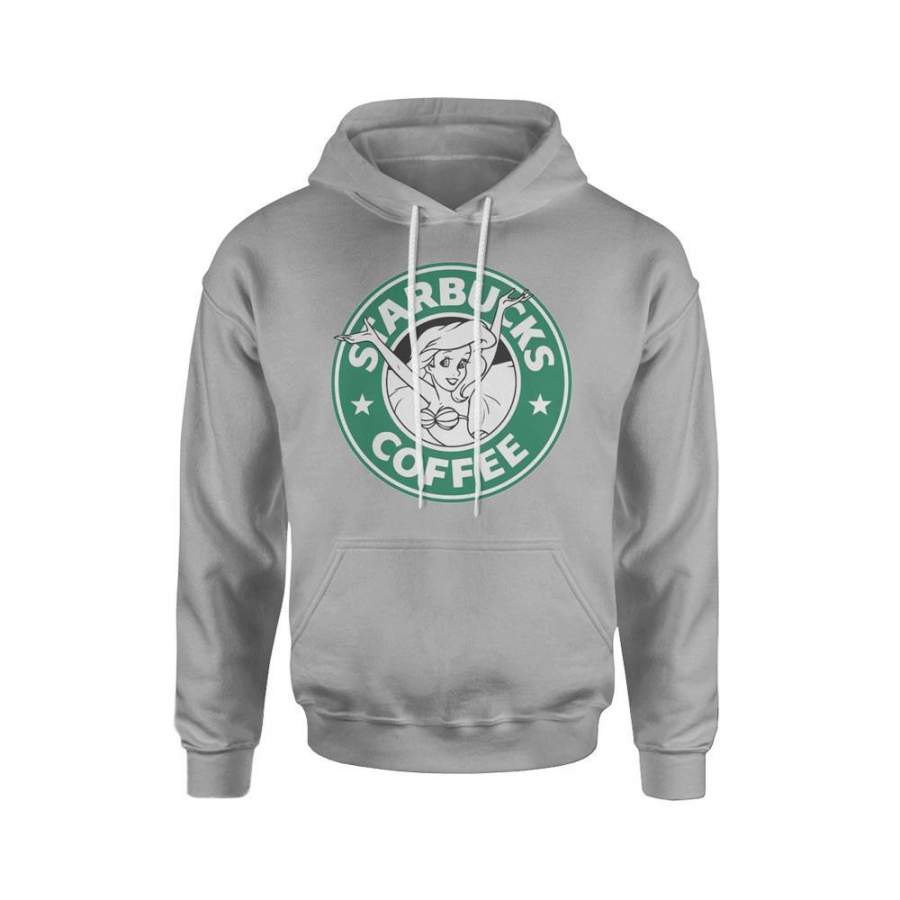 Ariel The Little Mermaid Starbucks Logo Hoodie