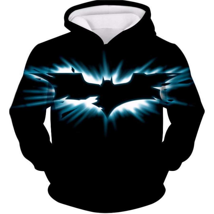 Amazing Batman Logo Graphic Promo Black  Hoodie