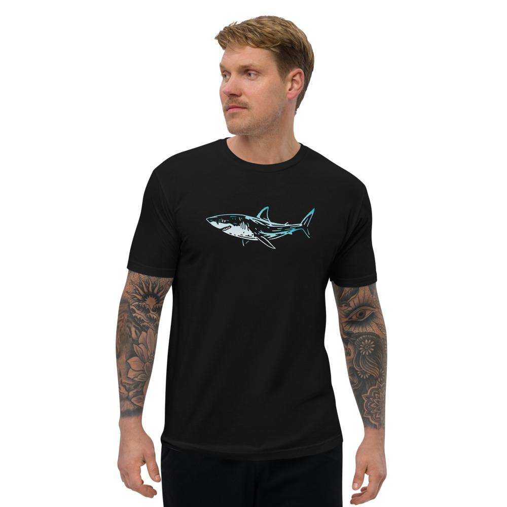 Shark Short Sleeve Men’S Fitted T-Shirt