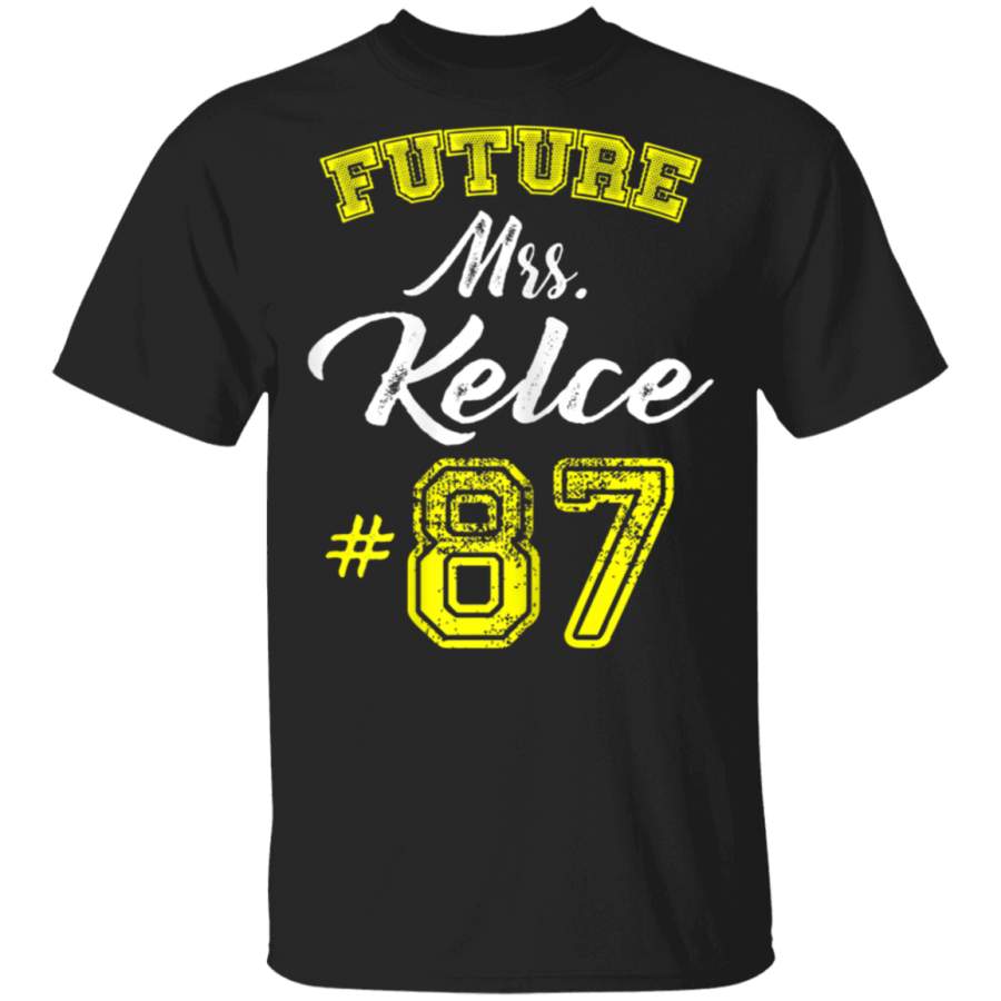 Womens Future Mrs Kelce Football Team Fan T Shirt Kansas City Football T-Shirt