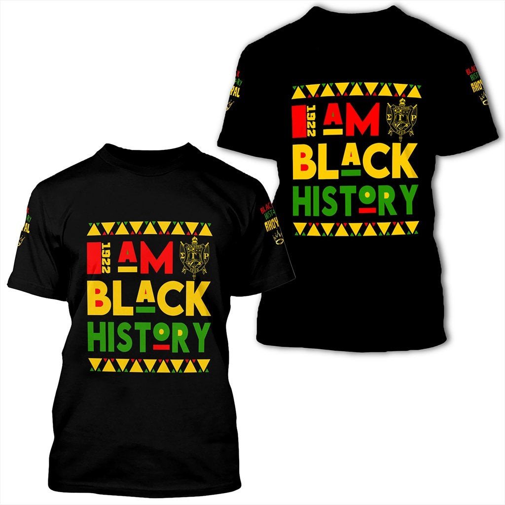 Sorority Tshirt – Black History Sigma Gamma Rho Tee