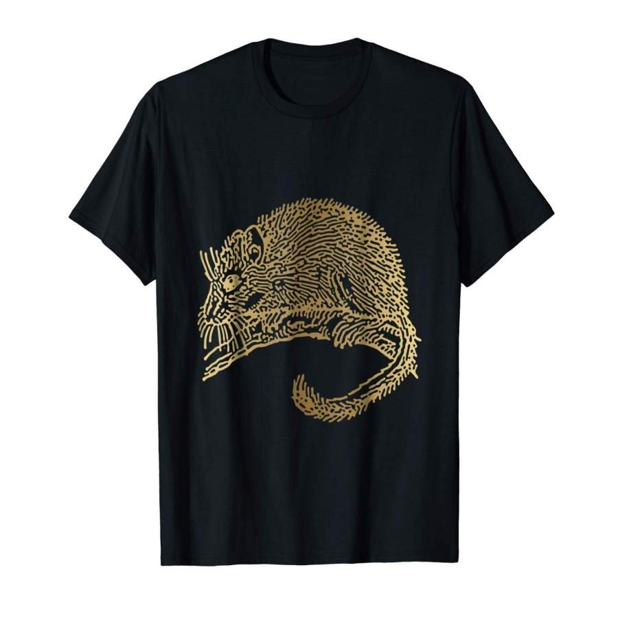 Rodent T-Shirt Mens Short Sleeve Fashion Cotton T Shirt