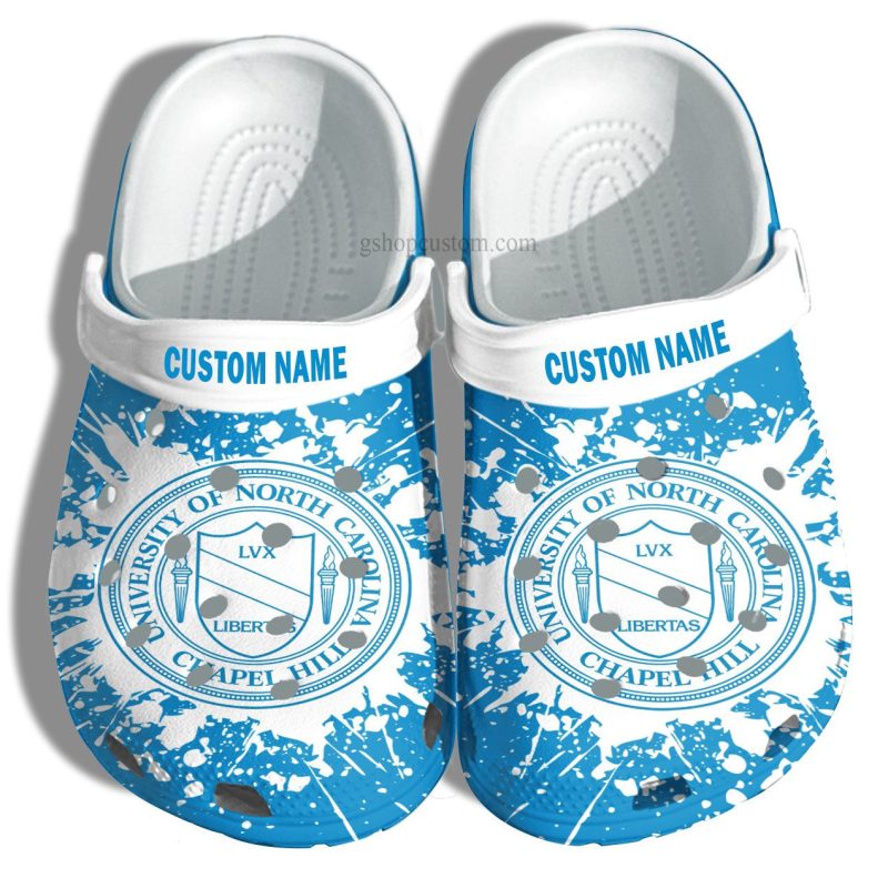 University Of North Carolina Graduation Gifts Croc Shoes Customize- Admission Gift Shoes For Men Women