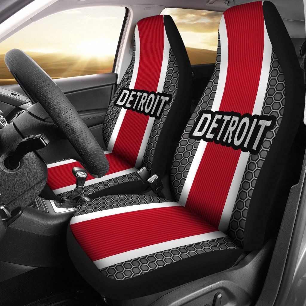 Detroit Red Wings Inspired Car Seat Covers