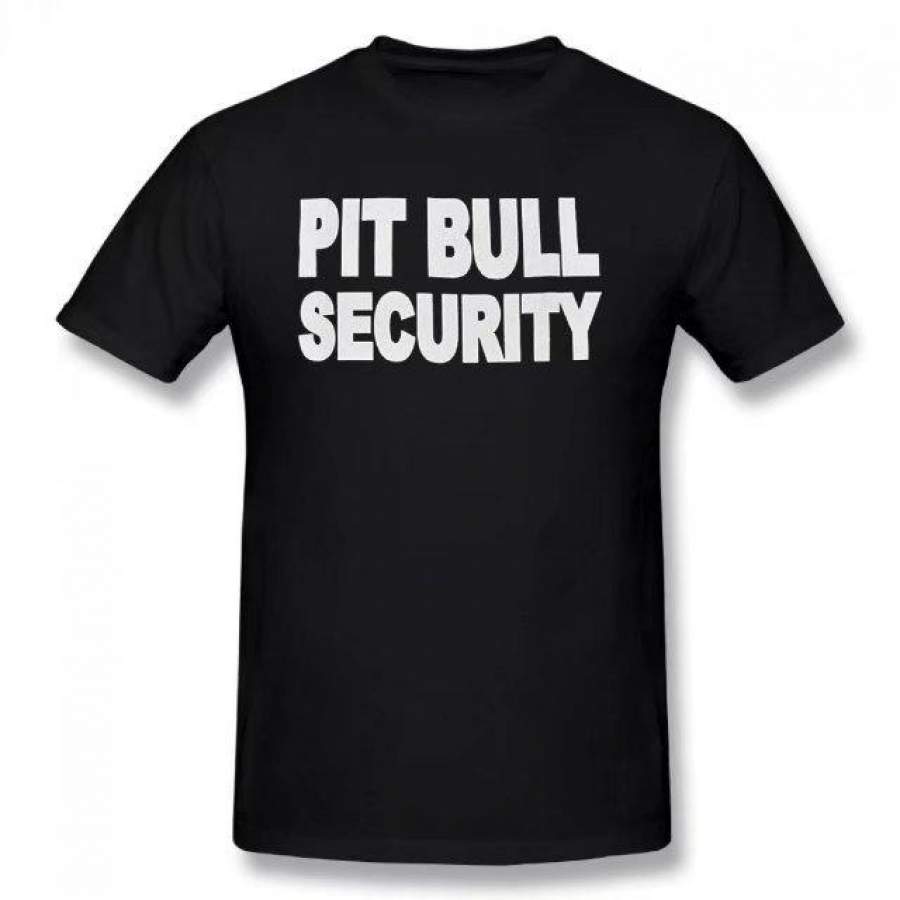 Pit Bulls Parolees Summer Basic Casual Short Cotton T-Shirt