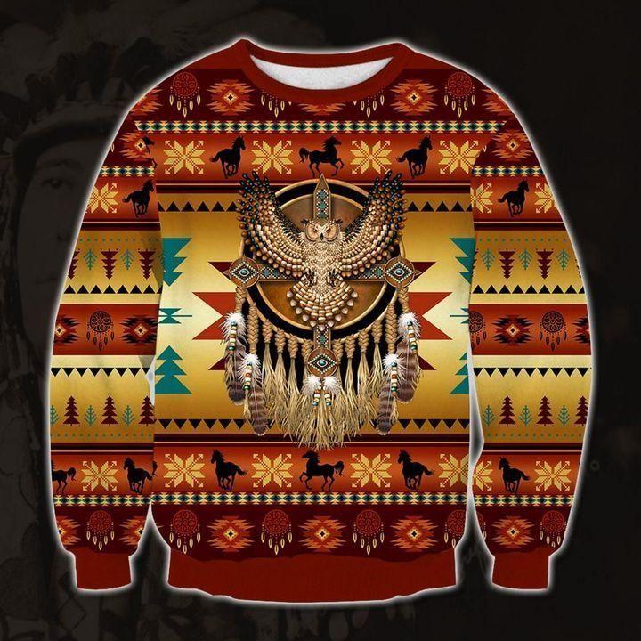 Native American Ugly Christmas Sweater | For Men & Women | Adult | Us6271