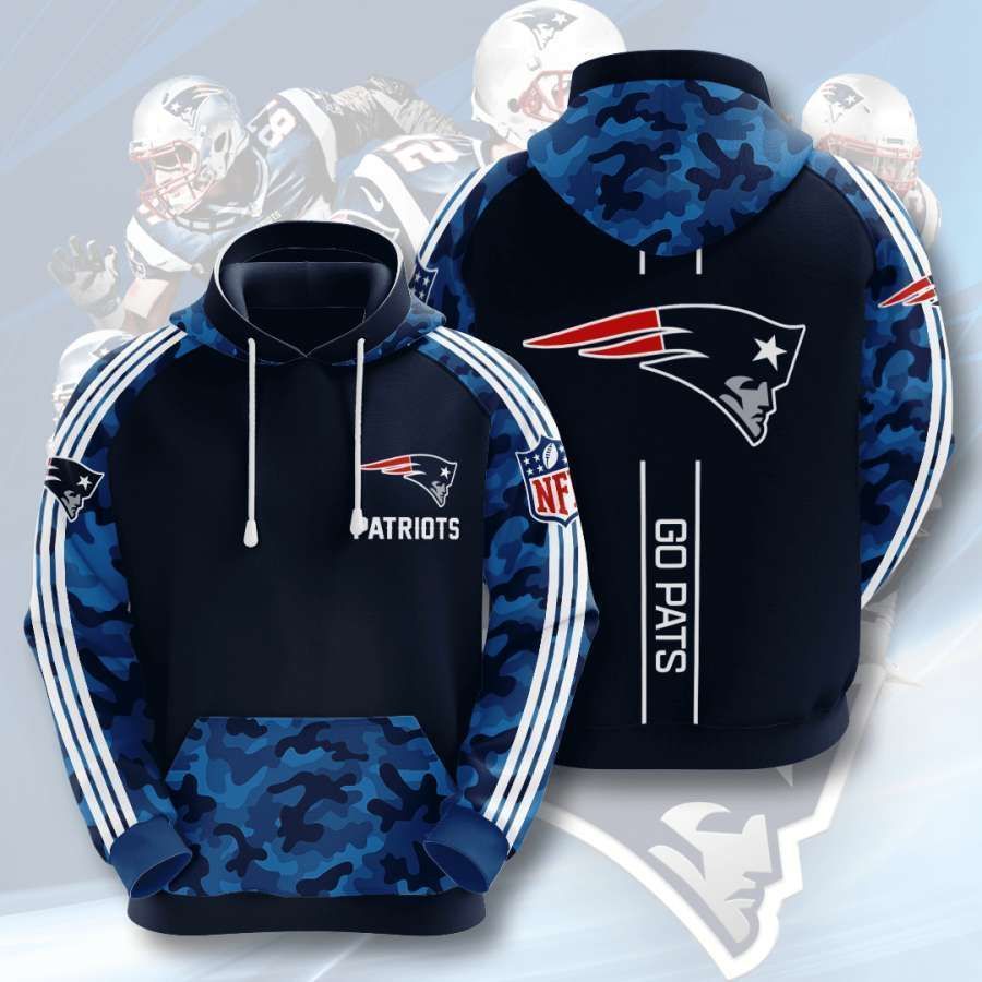 New England Patriots No1275 Custom Hoodie 3D #17804