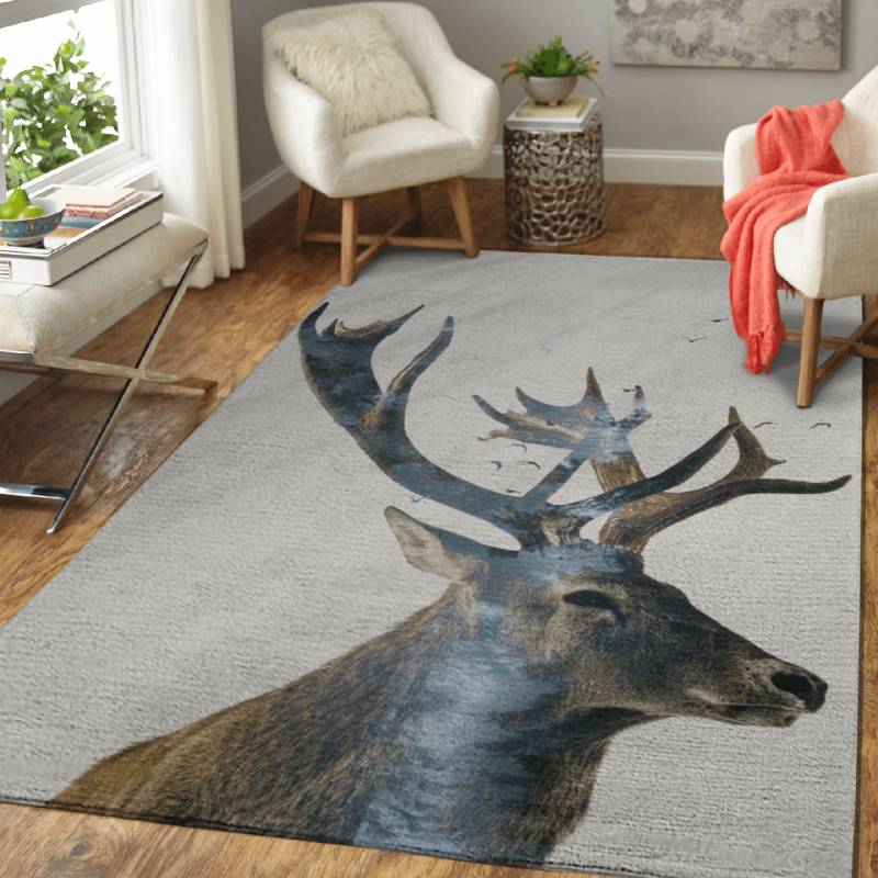 Seeing Duble – Animals Area Rug Carpet